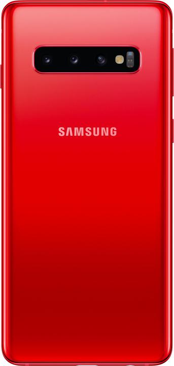 Produktbild Samsung Galaxy S10 (128 GB, Cardinal Red, 6.10", Hybrid Dual SIM, 16 Mpx, 4G)