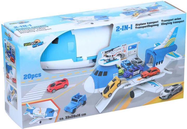Productafbeelding Gearbox Vliegtuig Auto Transport 2in1, 20st.