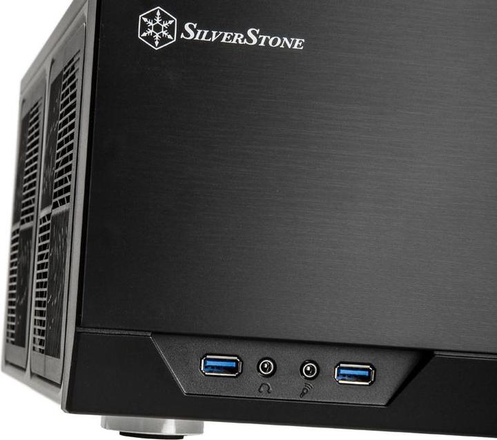 Actual product image Silverstone Sst-Gd09b (mATX, ATX)