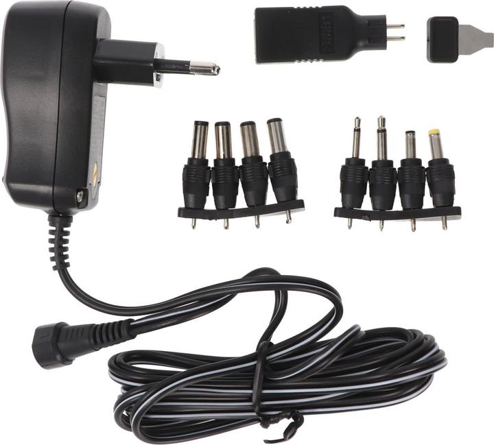 Actual product image Goobay 3 V - 12 V universal power supply