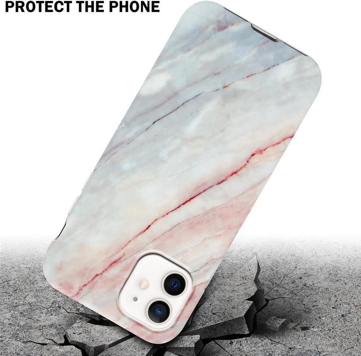 Image du produit Cadorabo Couverture IMD TPU Marbre coloré (Apple iPhone 12 Pro Max)