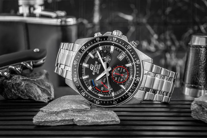 Immagine prodotto Casio Edifice - EFV-540D-1AVUEF (Orologio da polso analogico, Cronografo, 44 mm)