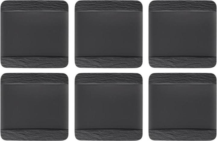 Piatto da pranzo quadrato Fabbricazione Rock (1 x, 28 cm)