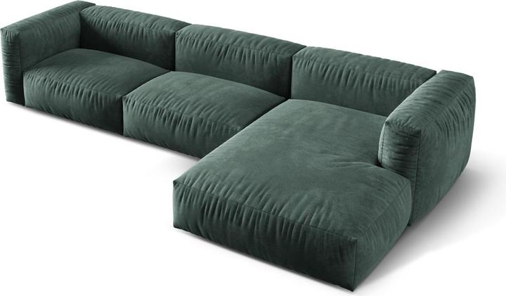 Actual product image Micadoni Modular Right Corner Sofa, "Martina", 3 Seats, 332x176x75 Made in Europe (Corner sofa)