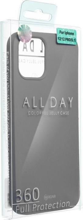 Actual product image Roar Back panel cover case COLORFUL JELLY for IPHONE 15 Pro grey (Apple iPhone 15 Pro)
