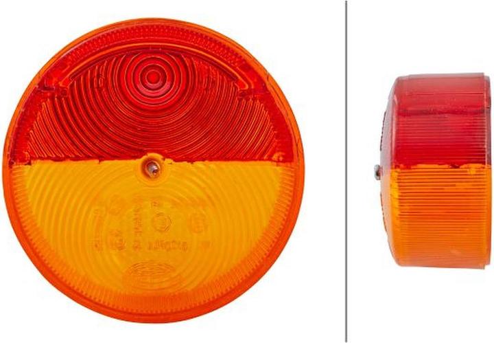 Actual product image Hella 4 light discs rear light bulb technology attachment for VOLVO MASSEY