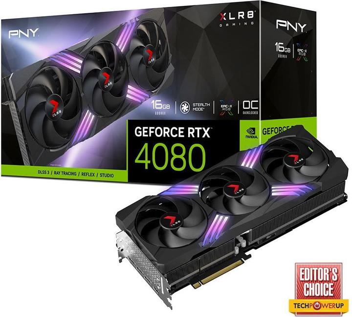 Produktbild PNY GeForce RTX 4080 OC XLR8 Gaming Verto (16 GB)