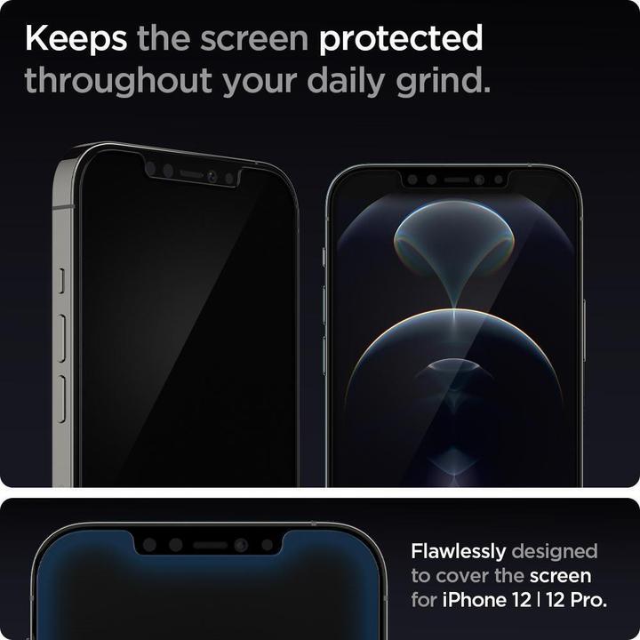 Produktbild Spigen tR EZ Fit (2 Stück, Apple iPhone 12, Apple iPhone 12 Pro)