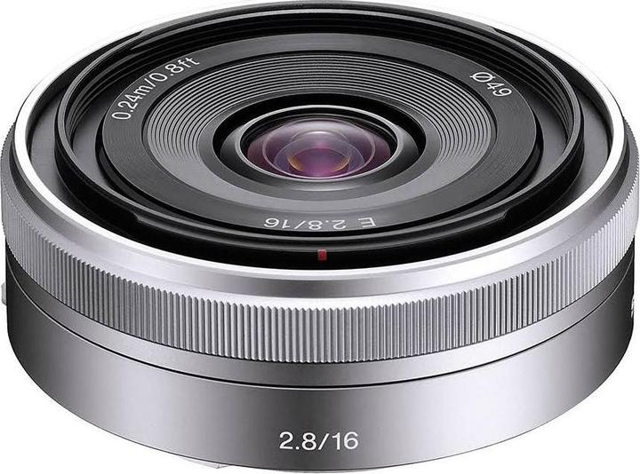 Image du produit Sony E 16mm f/2.8 (Sony E, APS-C / DX)