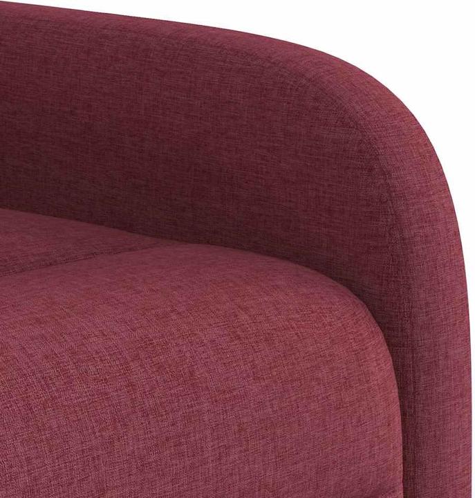Immagine prodotto VidaXL Poltrona massaggiante elettrica con ausilio per l'assistenza in piedi in tessuto rosso vino