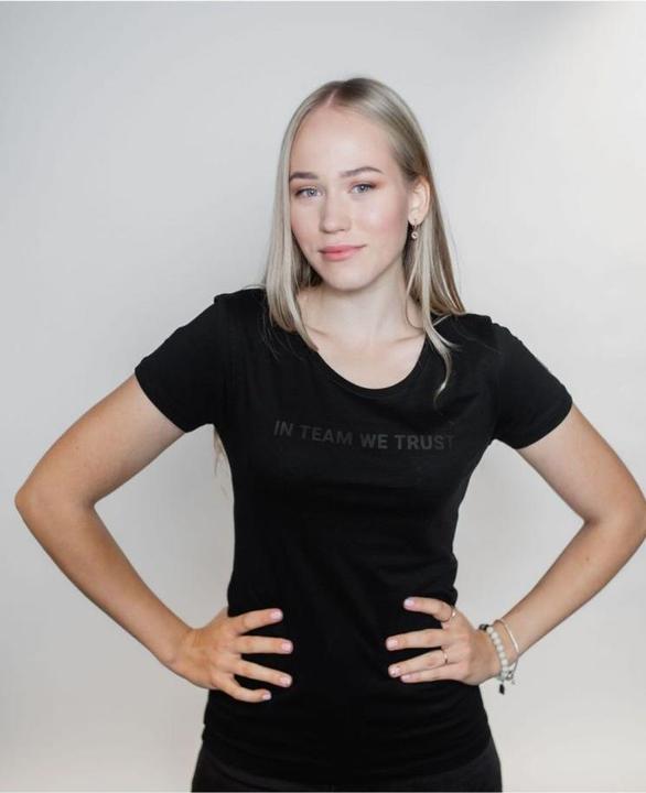 Actual product image Dinamo Women'S T-Shirt "" With Black Metallic Printing XS (XS)