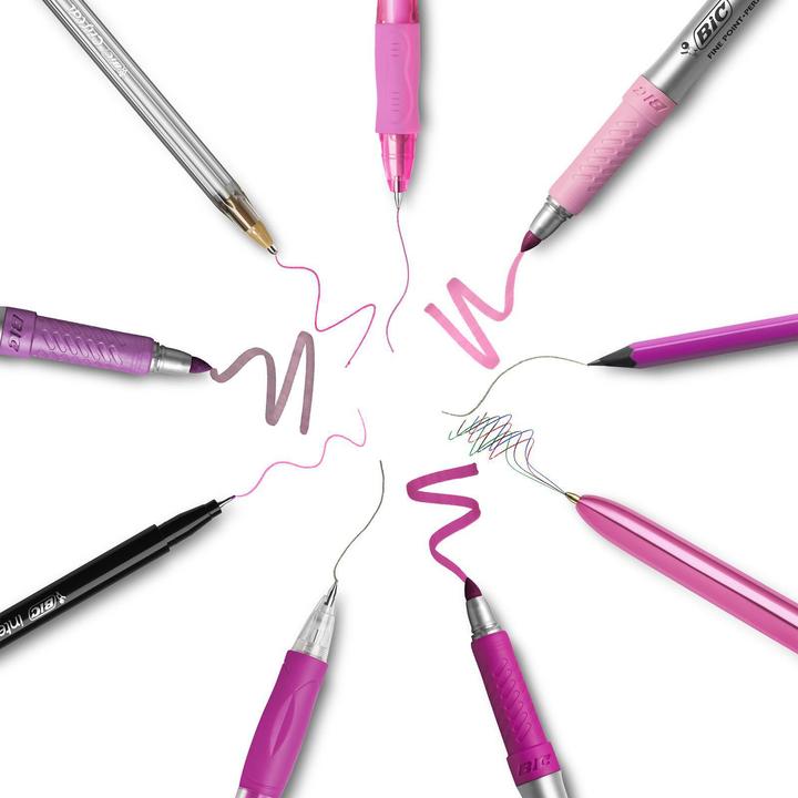 Produktbild Bic Pink & Purpleset (Mehrfarbig, 9 x)