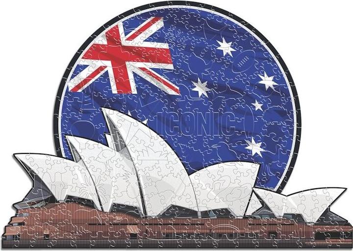 Produktbild Iconic Opernhaus Sydney - Monument Holz Puzzle Grösse L (500 Teile) (500 Teile)