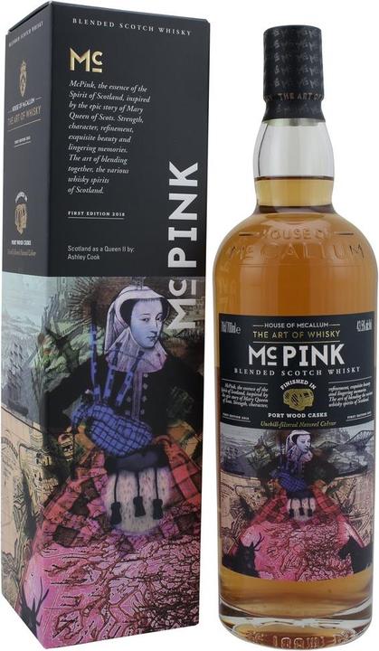 Actual product image House of McCallum Mc Pink (Blended Whisky, Scotch whisky, 1 x 70 cl)