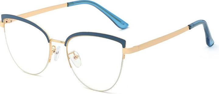 Techsuit - Anti-Blue Light Glasses Reflex Metal (F95679-C3) - Butterfly - Blue