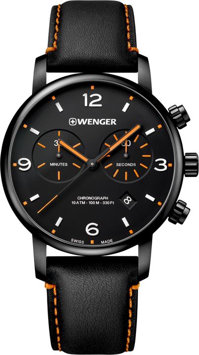 Wenger Urban Classic (Chronograph, Analoguhr, Swiss Made, 44 mm)