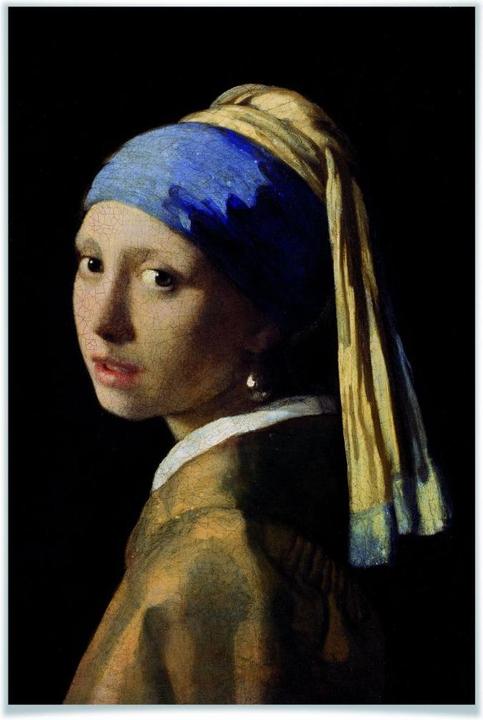 Image du produit Trenddeko Vermeer - La fille à la boucle d'oreille en perle (80 x 120 cm)
