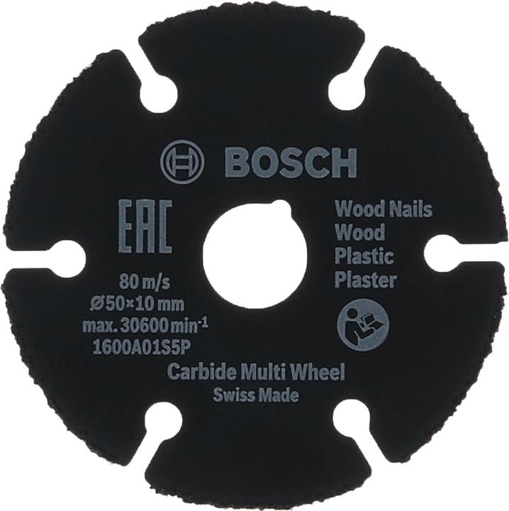 Bosch Zubehör Carbide Multi Wheel Trennscheibe 50 x 10 mm
