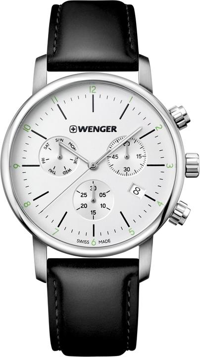 Wenger Urban Classic (Chronograph, Analoguhr, Swiss Made, 44 mm)
