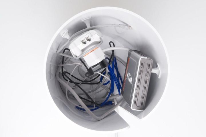 Actual product image BlueLounge CableBin wood