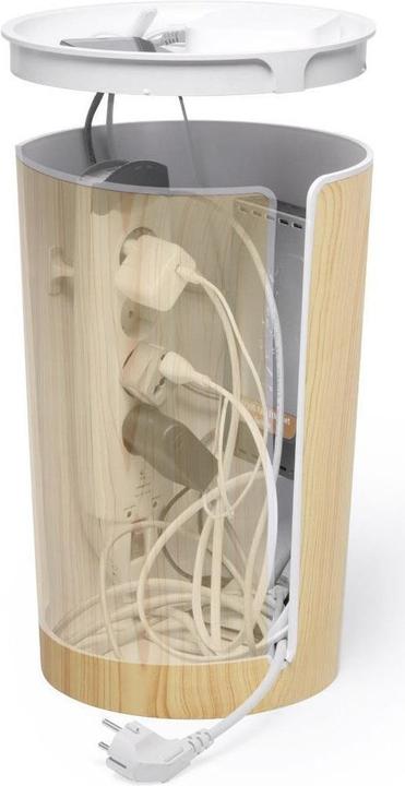Actual product image BlueLounge CableBin wood