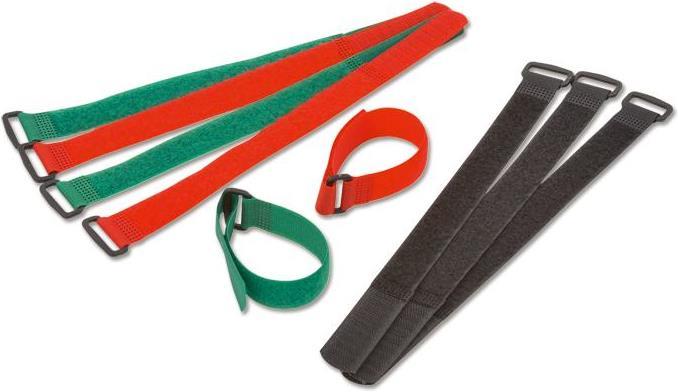 Immagine prodotto Hama Fascette di cablaggio in velcro con fibbia, 9 pezzi (Fascette in plastica, 250 mm, 9 pz.)