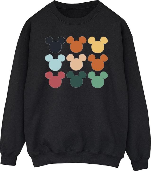 Disney Mickey Mouse Heads Square Sweatshirt (S)