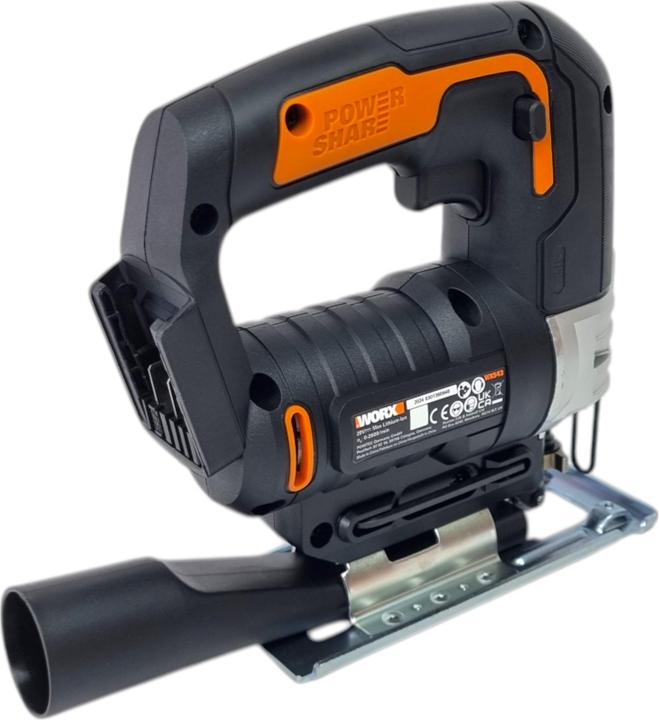 Actual product image Worx WX543.9 20V cordless jigsaw