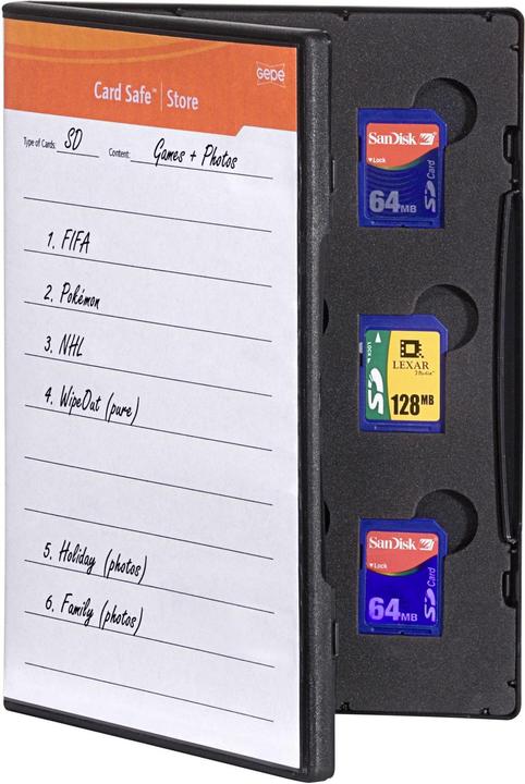 Immagine prodotto Gepe Scheda SD Safe Store (Coperchio scheda di memoria)