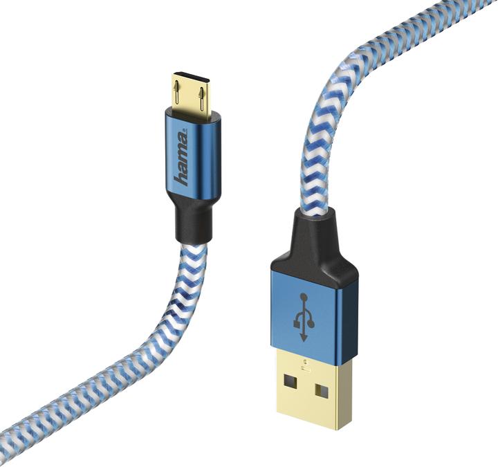 Image du produit Hama USB A – Micro USB (1.50 m, USB 2.0)
