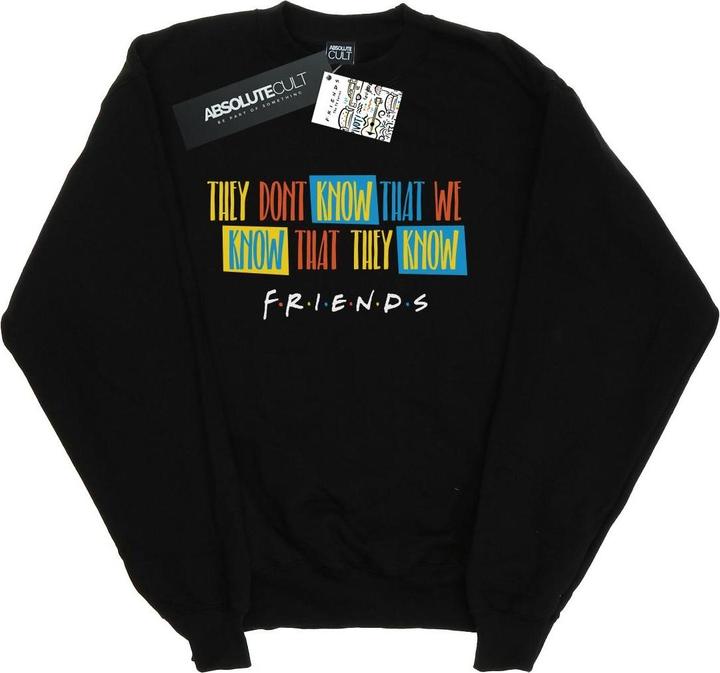 Produktbild Friends They Don't Know Script Sweatshirt (S)