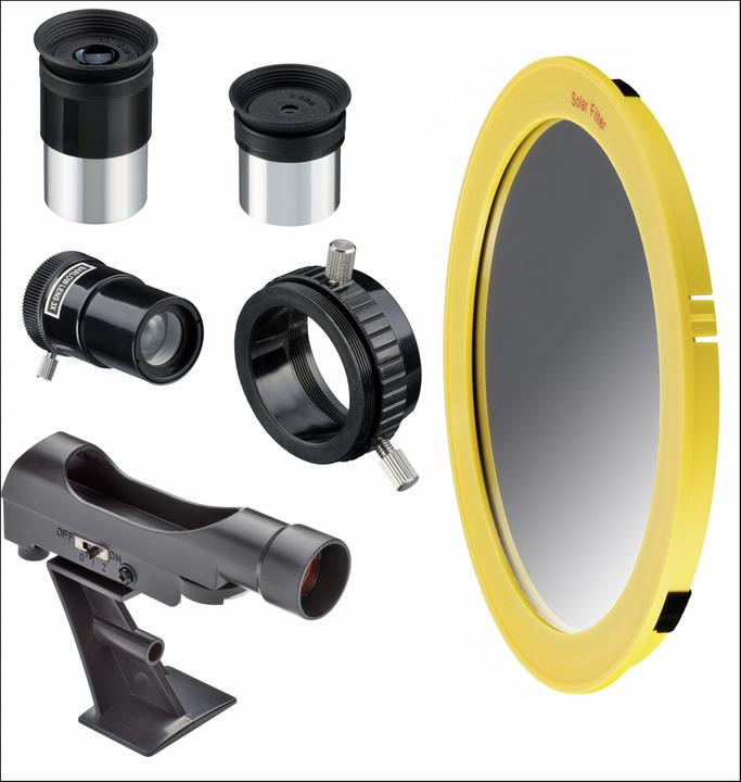 Actual product image Bresser Spica 130/1000 EQ3 reflecting telescope with smartphone-A