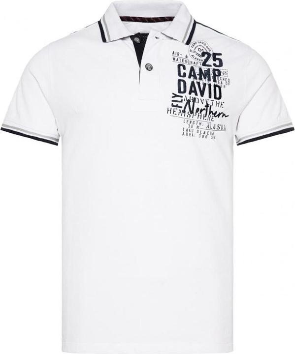 Camp David Poloshirt ALASKA ICE TOUR Polo-Kurzarmshirt