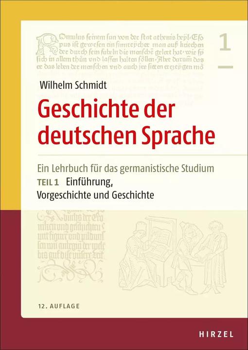 Produktbild Geschichte der deutschen Sprache. Teil 1 und 2 (Deutsch, Helmut Langner, Wilhelm Schmidt, Elisabeth Berner, Norbert Richard Wolf, 2020)