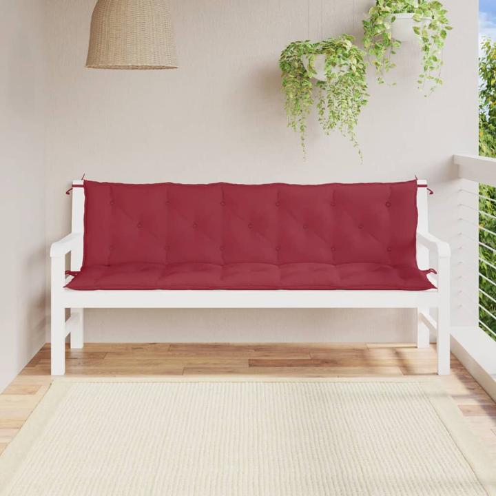 Produktbild VidaXL Gartenbank-Auflagen 2 Stk. O x ford-Gewebe (180 x 50 x 7 cm)