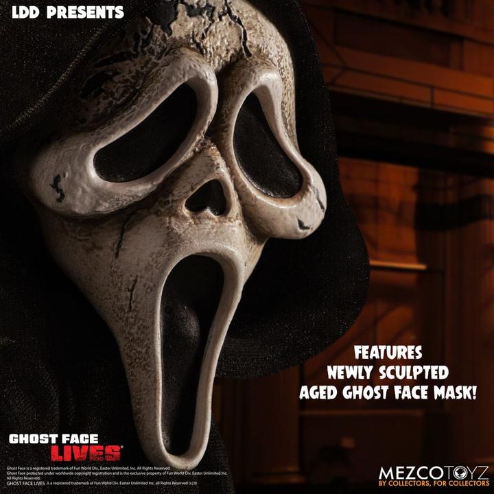 Actual product image Mezco Toys Scream Living Dead Dolls Ghost Face - Zombie Edition