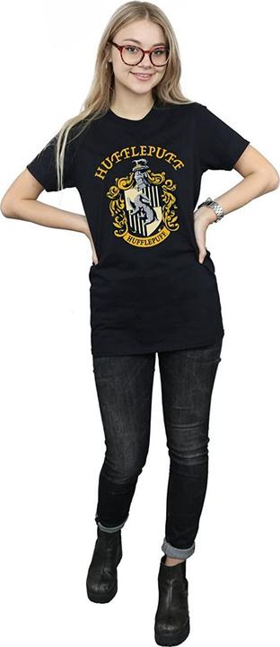 Actual product image Womens/Ladies Hufflepuff Cotton Boyfriend T-Shirt (XXL)