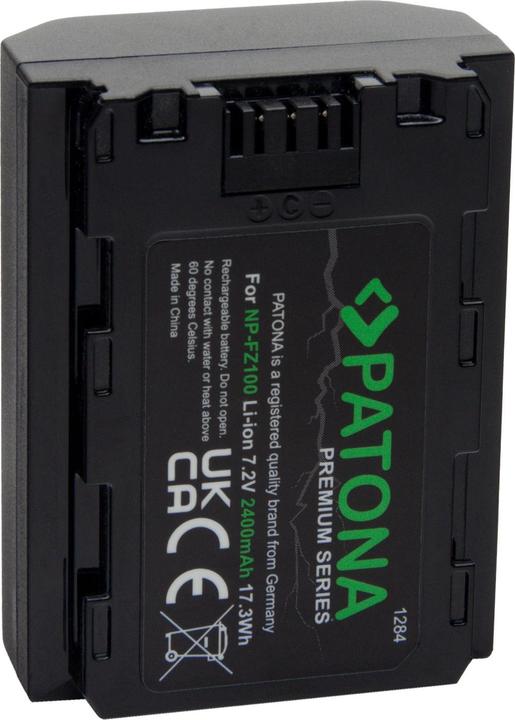 Actual product image Patona Sony NP-FZ100 Premium battery (Camera battery)
