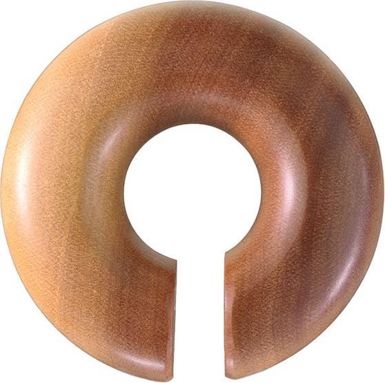 Star Piercing Ohrgewicht Donut aus Sabo Holz (ohne Messing, Organisch)