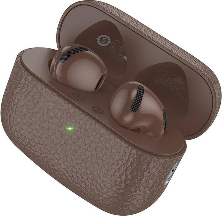 Image du produit Hoco Wireless headphones wireless earphones bluetooth TWS EQ15 brown (6 h, Sans fil)