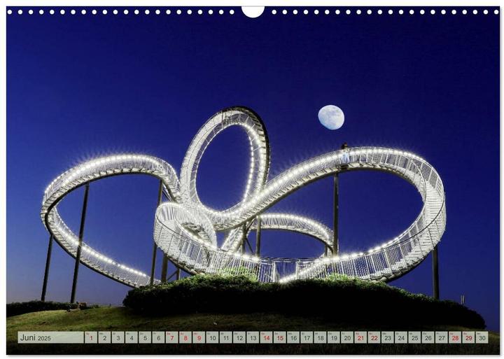 Produktbild RUHRPOTT LICHTER (Wandkalender 2025 DIN A3 quer), Monatskalender (A3, Deutsch)
