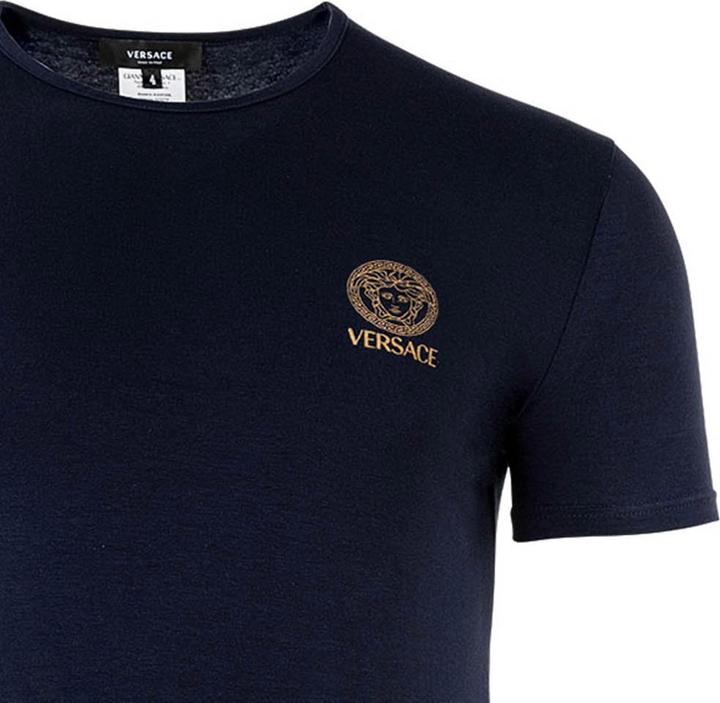 Immagine prodotto Versace T-Shirt Short Sleeves Round Neck Jersey Topeka Bi-Stretch Cotton Organic New Logo (S)