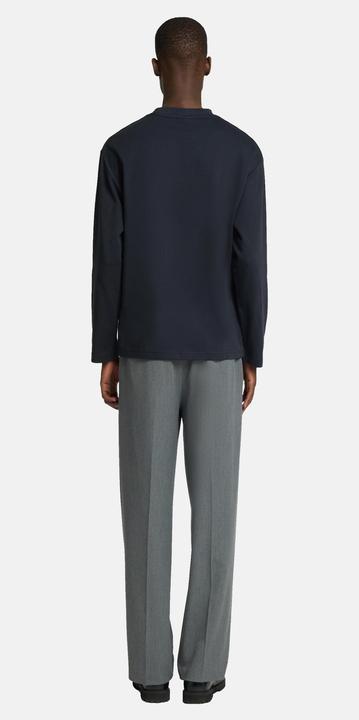 Actual product image Selected Homme Slhlooseoscar Ls O-Neck Tee Noos (L)