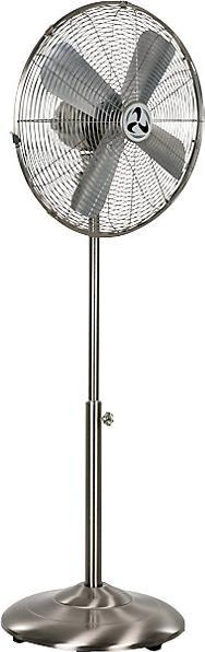 Actual product image CasaFan Pedestal fan metal 3 speeds Satin Metal BreezeII (61.60 dB)