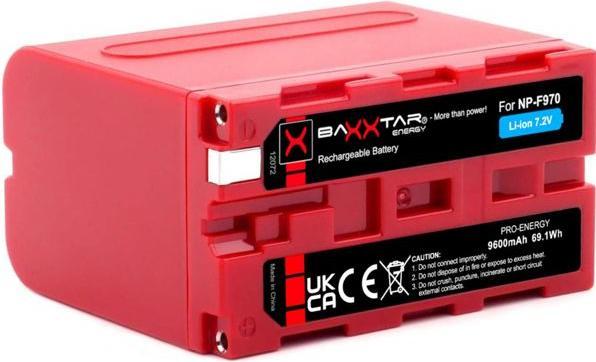 Image du produit Baxxtar Batterie NP-F970 9600mAh (Batterie de l'appareil photo)