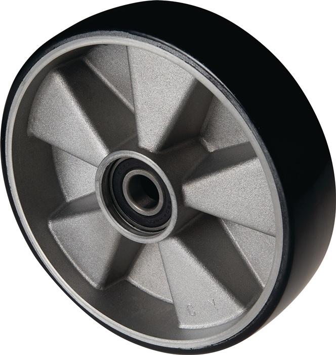 Actual product image Pfaff Steering wheel Polyurethane Hub l. 43 mm Wheel-w. 50 mm Wheel-Ø 200 mm Cast aluminium rim