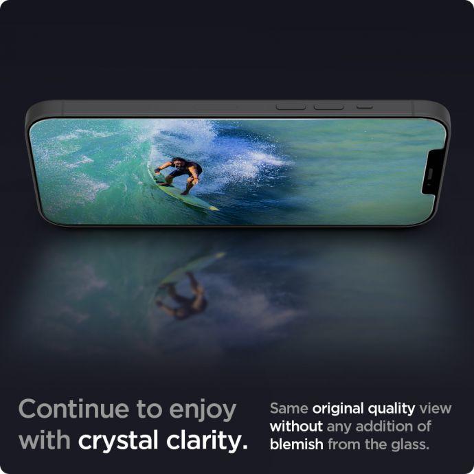 Produktbild Spigen Glas TR Displayschutzfolie 1 St. (1 Stück, Apple iPhone 12, Apple iPhone 12 Pro)