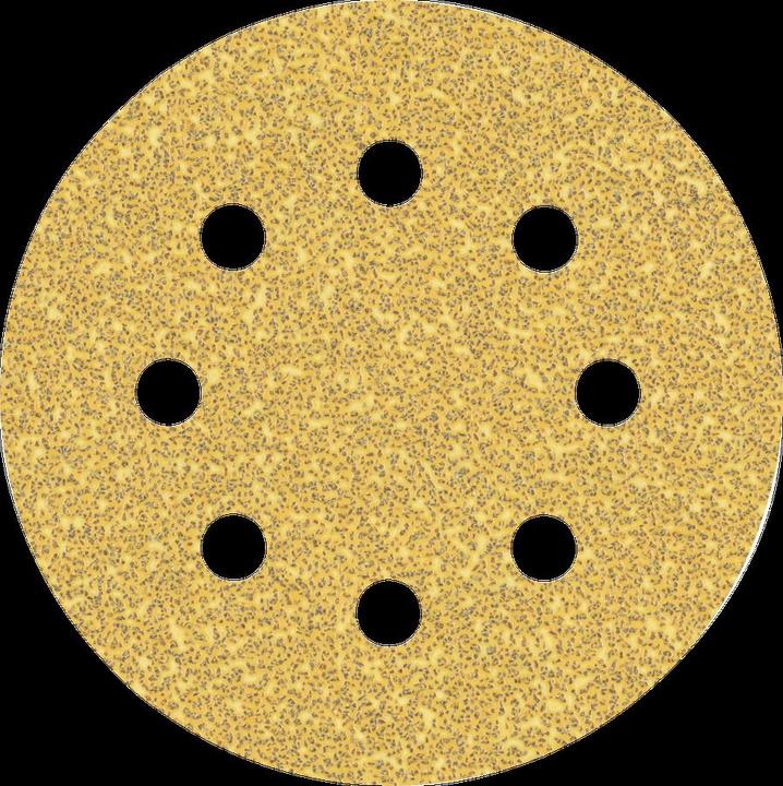 Actual product image Bosch Professional Zubehör Expert C470 Sandpaper with 8 holes for random orbital sander, 115 mm, G 40, 5 pcs. (40)