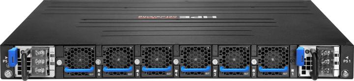 Produktbild HPE E Aruba 8325P Switch Bundle, 32 QSFP28 Ports, Back-to-Front, 6x Fan, 2x DC Power Supply (32 Ports)