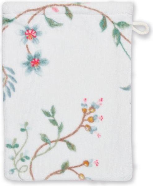 PIP Studio Les Fleurs Waschhandschuh white 16x22cm (1 Stück)